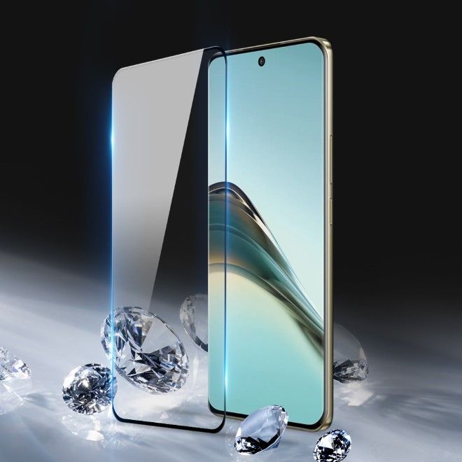 Dux Ducis - Realme 13 Pro / 13 Pro+ Schutzglas - aus gehärtetem Glas - Curved - schwarz