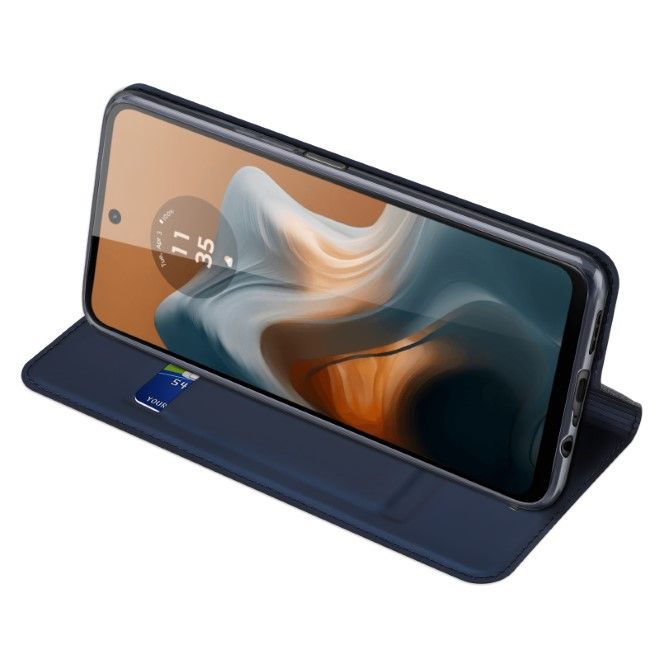 Dux Ducis - Motorola Moto G34 / G45 Hülle - Handy Bookcover - Skin Pro Series - blau