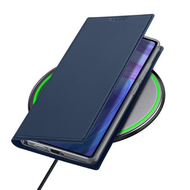 Dux Ducis - Samsung Galaxy S25 Ultra Hülle - Handy Bookcover - Skin Pro Series - blau