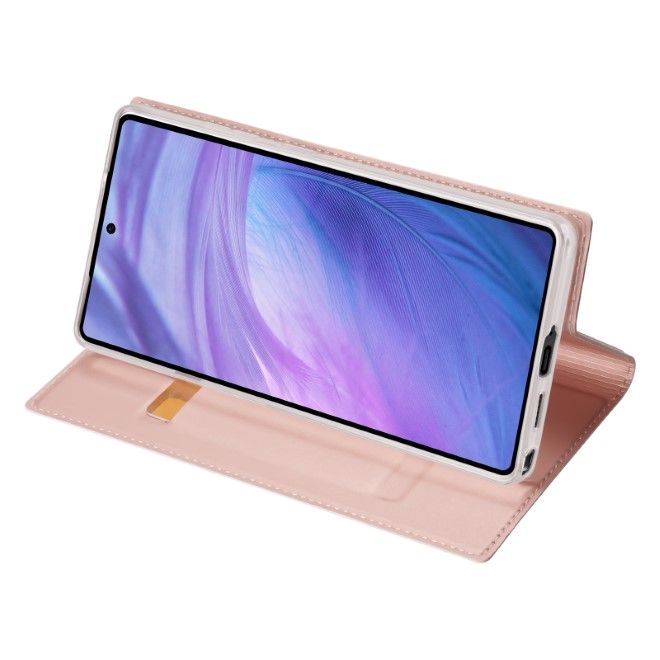 Dux Ducis - Samsung Galaxy S25 Ultra Hülle - Handy Bookcover - Skin Pro Series - rosa