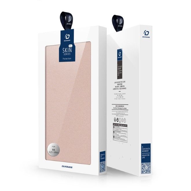 Dux Ducis - Samsung Galaxy S25 Ultra Hülle - Handy Bookcover - Skin Pro Series - rosa