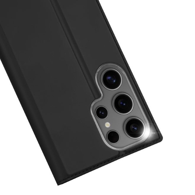 Dux Ducis - Samsung Galaxy S25 Ultra Hülle - Handy Bookcover - Skin Pro Series - schwarz