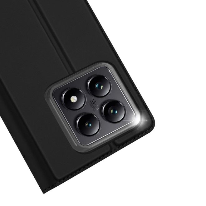 Dux Ducis - Xiaomi 14T Hülle - Handy Bookcover - Skin Pro Series - schwarz