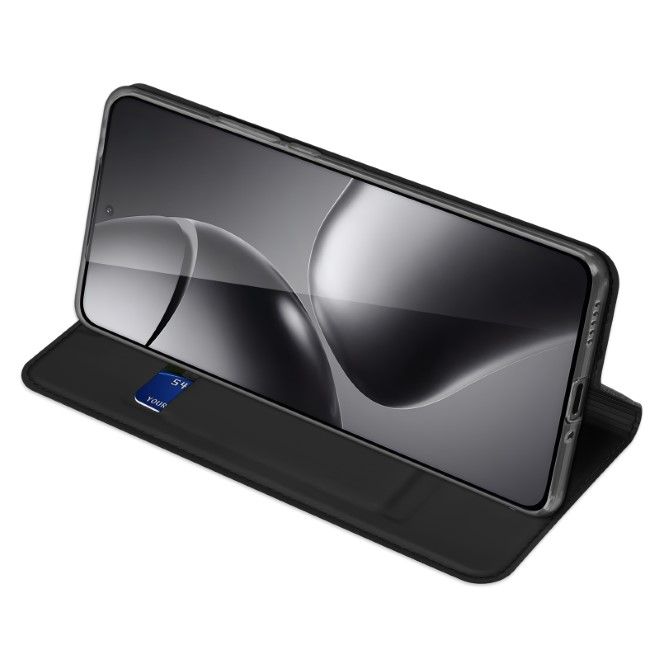 Dux Ducis - Xiaomi 14T Hülle - Handy Bookcover - Skin Pro Series - schwarz