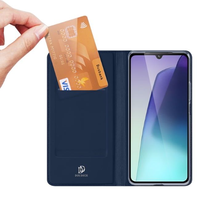 Dux Ducis - Xiaomi Redmi 14C Hülle - Handy Bookcover - Skin Pro Series - blau