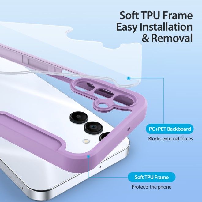 Dux Ducis - Samsung Galaxy A16 5G / 4G Hülle - Leder Bookcover mit Standfunktion - Skin X Pro Series - purpur