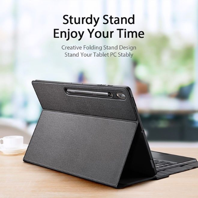 Dux Ducis - Samsung Galaxy Tab S10 Ultra / S9 Ultra / S8 Ultra Tastatur Hülle - Keyboard Case - TK Series - schwarz