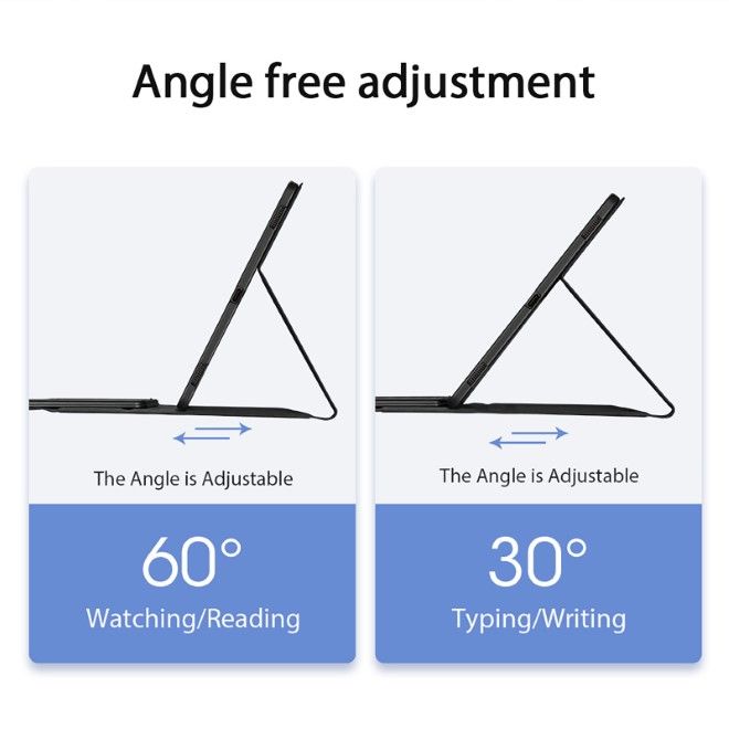 Dux Ducis - Samsung Galaxy Tab S10 Ultra / S9 Ultra / S8 Ultra Tastatur Hülle - Keyboard Case - TK Series - schwarz