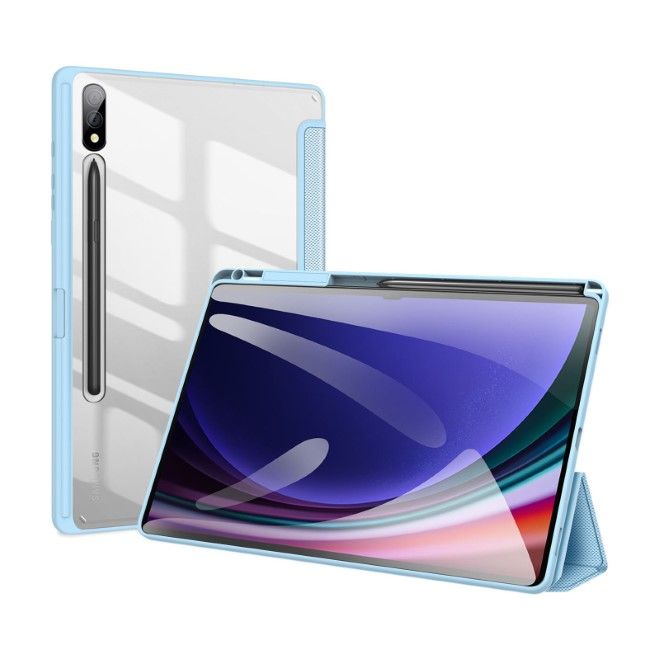 Dux Ducis - Samsung Galaxy Tab S10+ / S9+ / S9 FE+ Hülle - Leder Bookcover - Toby Series - blau