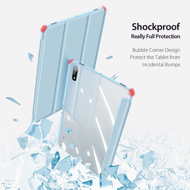 Dux Ducis - Samsung Galaxy Tab S10+ / S9+ / S9 FE+ Hülle - Leder Bookcover - Toby Series - blau