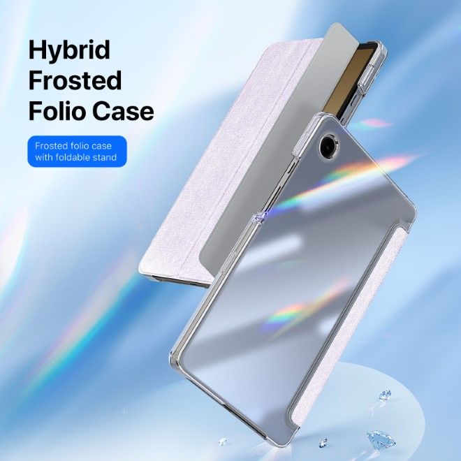 Dux Ducis - Samsung Galaxy Tab A9 Hülle - Leder Bookcover - Unid Series - purpur