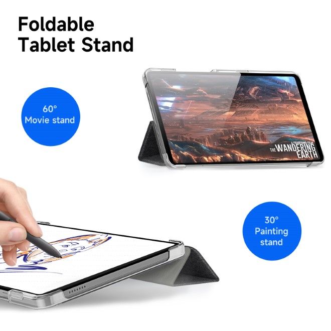 Dux Ducis - Samsung Galaxy Tab A9 Hülle - Leder Bookcover - Unid Series - schwarz