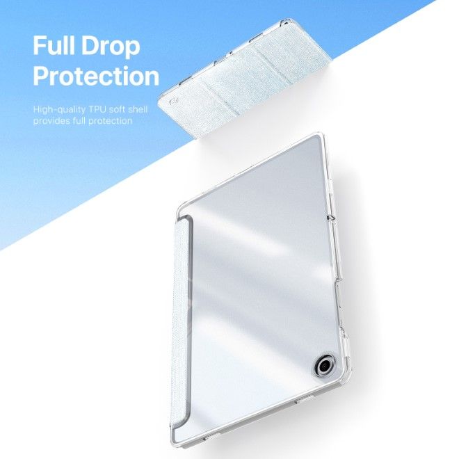 Dux Ducis - Samsung Galaxy Tab A9+ Hülle - Leder Bookcover - Unid Series - blau