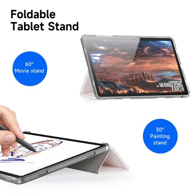 Dux Ducis - Samsung Galaxy Tab A9+ Hülle - Leder Bookcover - Unid Series - pink