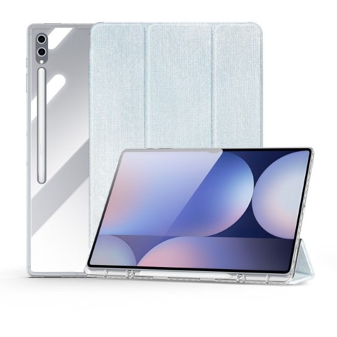 Dux Ducis - Samsung Galaxy Tab S10 Ultra / S9 Ultra / S8 Ultra Hülle - Leder Bookcover - Unid Series - blau