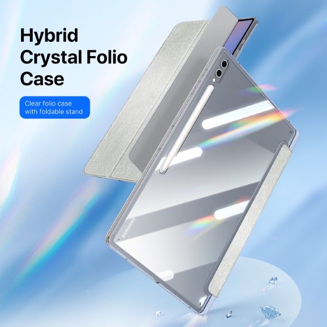 Dux Ducis - Samsung Galaxy Tab S10 Ultra / S9 Ultra / S8 Ultra Hülle - Leder Bookcover - Unid Series - grün