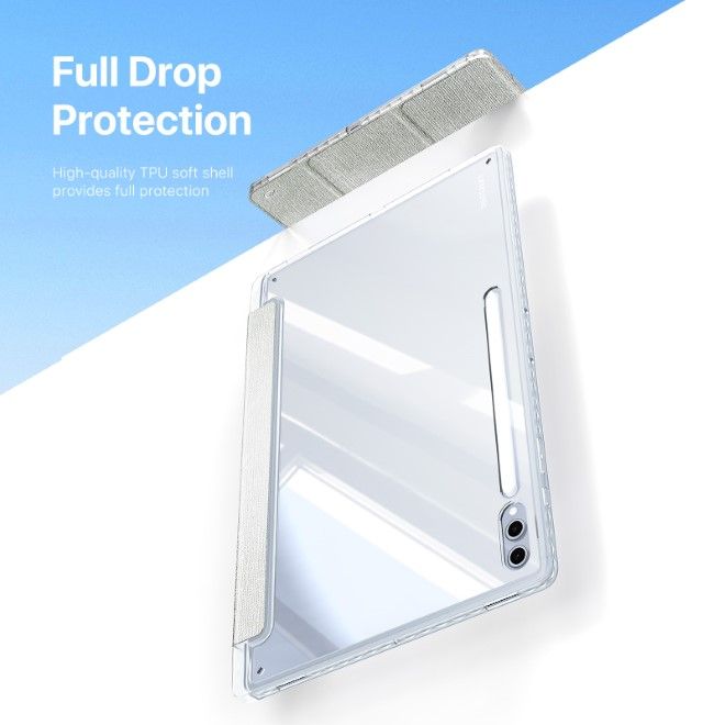 Dux Ducis - Samsung Galaxy Tab S10 Ultra / S9 Ultra / S8 Ultra Hülle - Leder Bookcover - Unid Series - grün