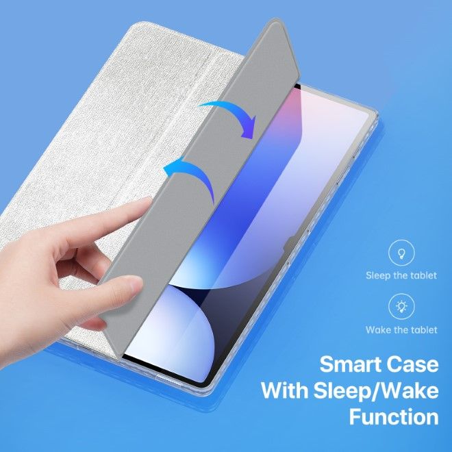 Dux Ducis - Samsung Galaxy Tab S10 Ultra / S9 Ultra / S8 Ultra Hülle - Leder Bookcover - Unid Series - grün