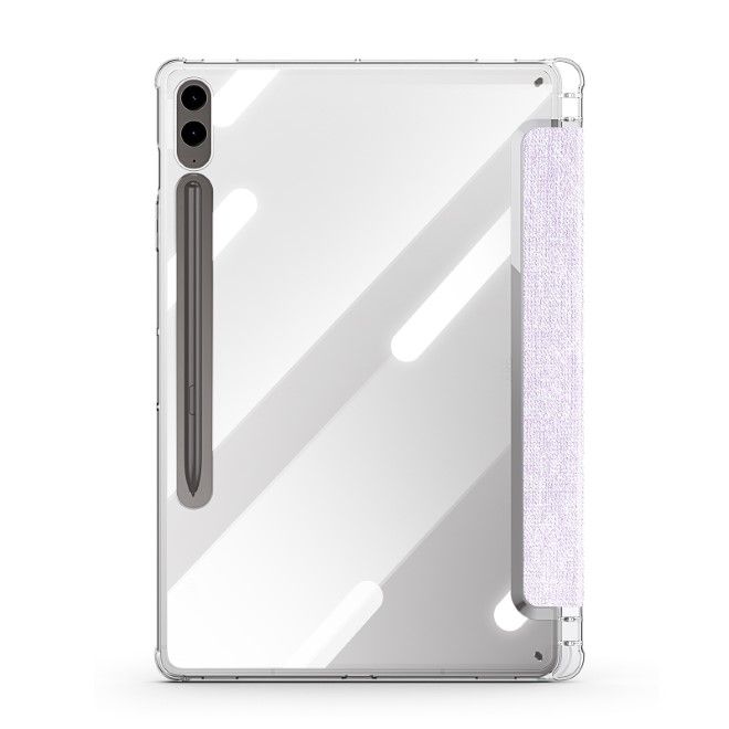 Dux Ducis - Samsung Galaxy Tab S10+ / S9+ / S9 FE+ Hülle - Leder Bookcover - Unid Series - purpur