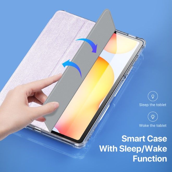 Dux Ducis - Samsung Galaxy Tab S6 Lite (2020/2022/2024) Hülle - Leder Bookcover - Unid Series - purpur