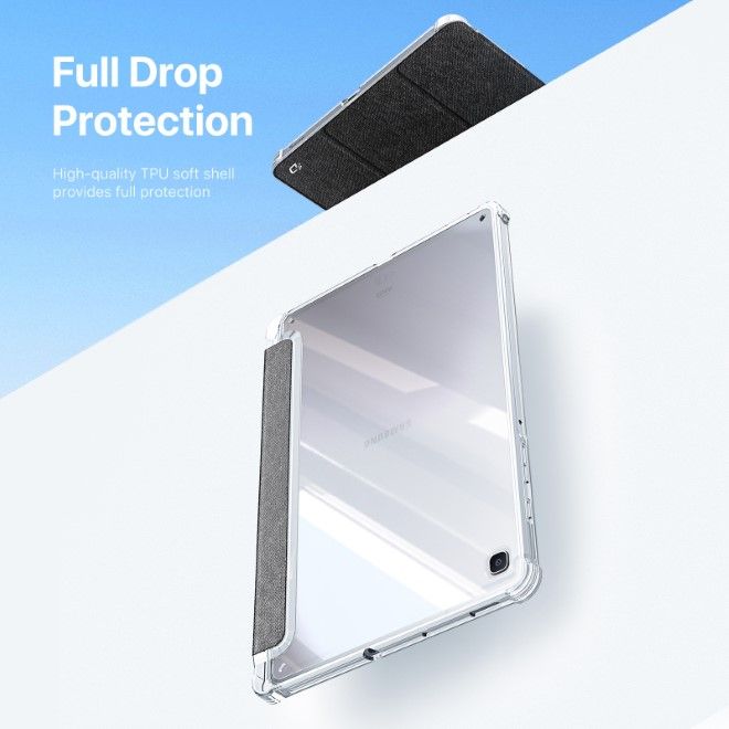 Dux Ducis - Samsung Galaxy Tab S6 Lite (2020/2022/2024) Hülle - Leder Bookcover - Unid Series - schwarz