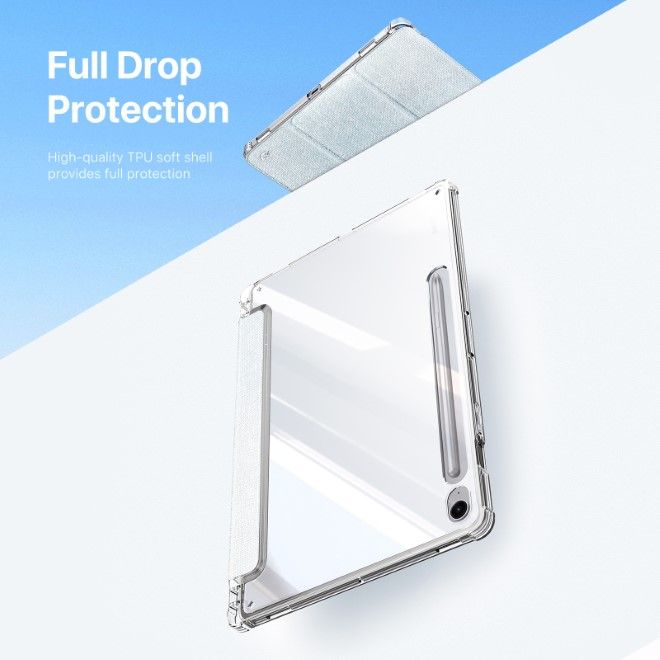 Dux Ducis - Samsung Galaxy Tab S9 / S9 FE Hülle - Leder Bookcover - Unid Series - blau