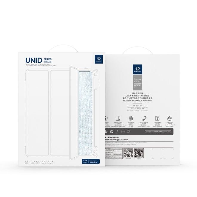 Dux Ducis - Samsung Galaxy Tab S9 / S9 FE Hülle - Leder Bookcover - Unid Series - blau