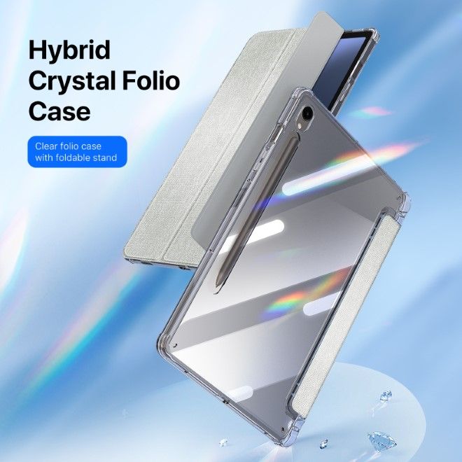 Dux Ducis - Samsung Galaxy Tab S9 / S9 FE Hülle - Leder Bookcover - Unid Series - grün