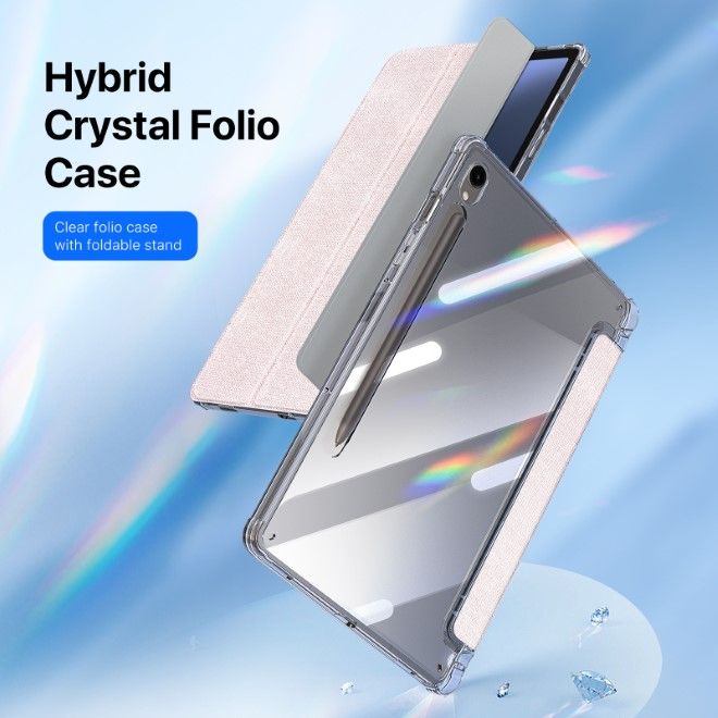 Dux Ducis - Samsung Galaxy Tab S9 / S9 FE Hülle - Leder Bookcover - Unid Series - pink