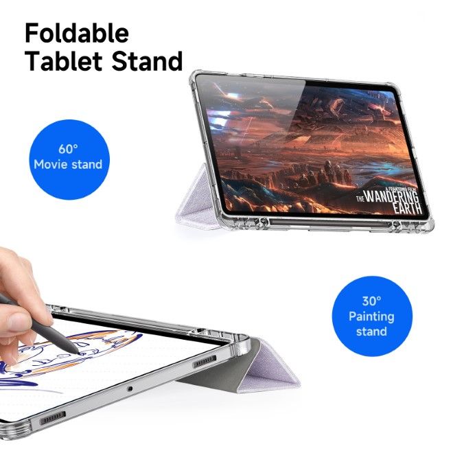 Dux Ducis - Samsung Galaxy Tab S9 / S9 FE Hülle - Leder Bookcover - Unid Series - purpur