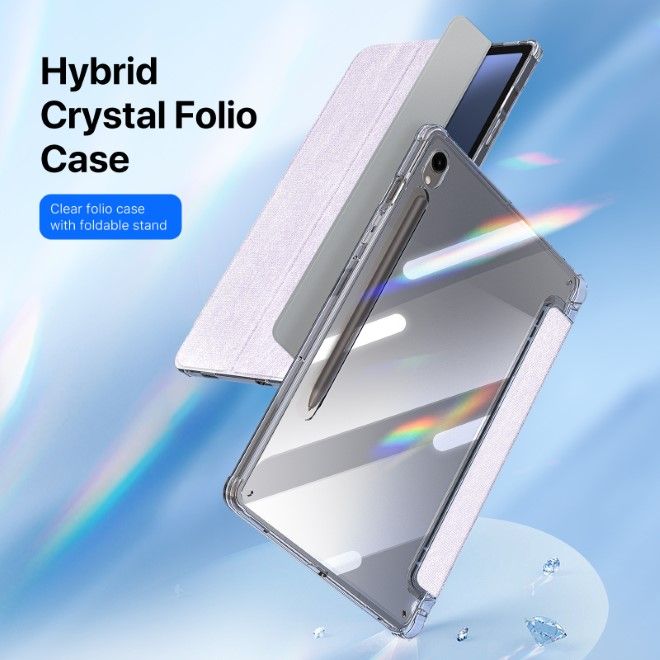 Dux Ducis - Samsung Galaxy Tab S9 / S9 FE Hülle - Leder Bookcover - Unid Series - purpur