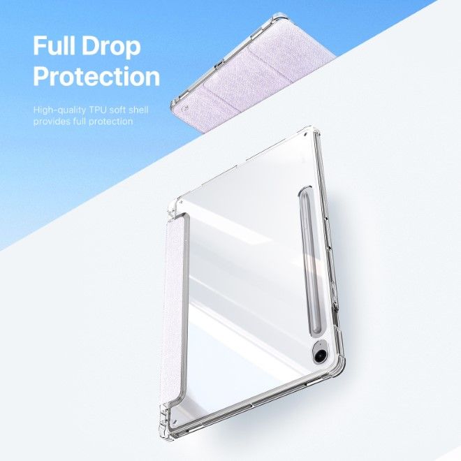 Dux Ducis - Samsung Galaxy Tab S9 / S9 FE Hülle - Leder Bookcover - Unid Series - purpur