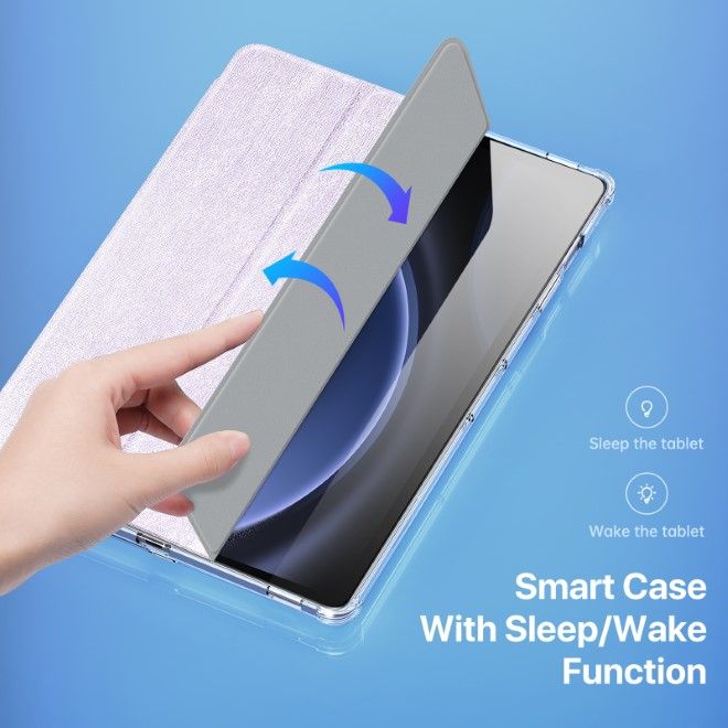 Dux Ducis - Samsung Galaxy Tab S9 / S9 FE Hülle - Leder Bookcover - Unid Series - purpur