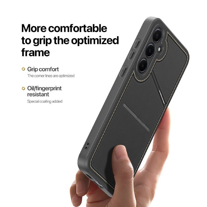 Dux Ducis - Samsung Galaxy S25 Hülle - PC und TPU Hardcase - Rafi II Mag Series - schwarz