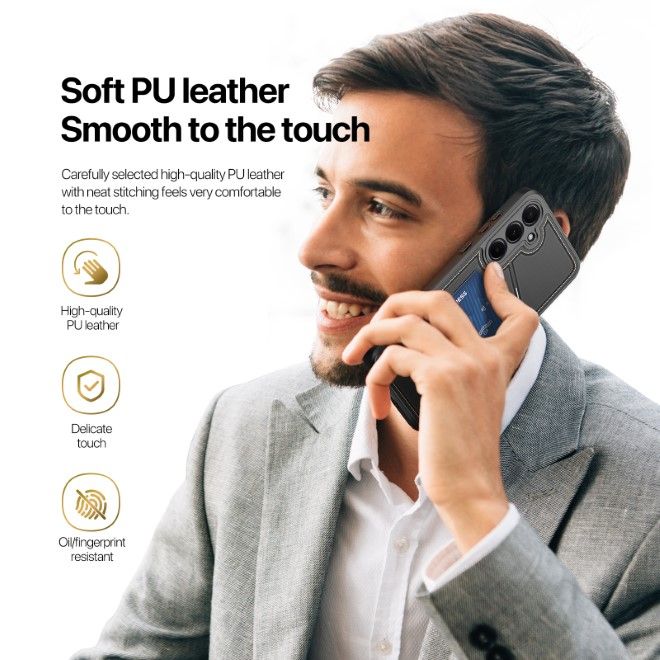 Dux Ducis - Samsung Galaxy S25+ Hülle - PC und TPU Hardcase - Rafi II Mag Series - schwarz