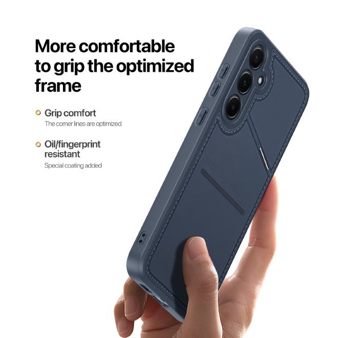 Dux Ducis - Samsung Galaxy S25+ Hülle - PC und TPU Hardcase - Rafi II Mag Series - blau