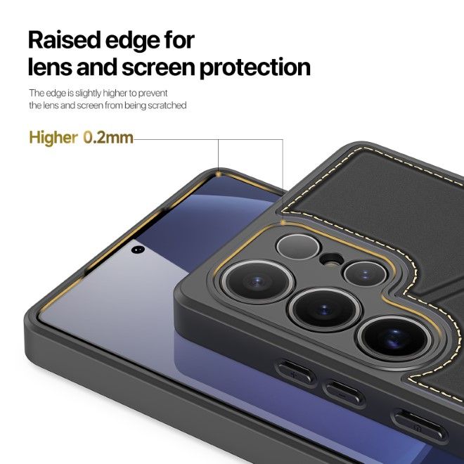 Dux Ducis - Samsung Galaxy S25 Ultra Hülle - PC und TPU Hardcase - Rafi II Mag Series - schwarz