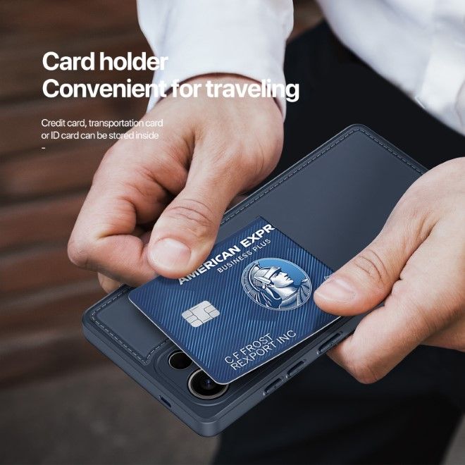 Dux Ducis - Samsung Galaxy S25 Ultra Hülle - PC und TPU Hardcase - Rafi II Mag Series - blau