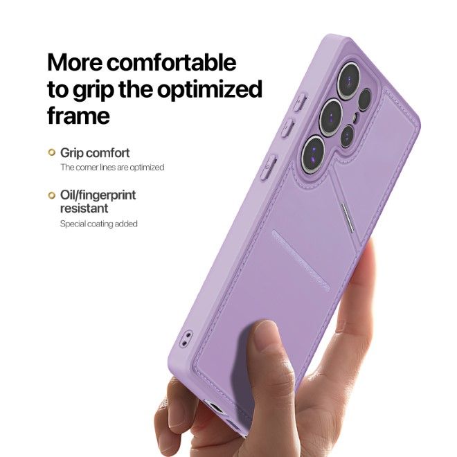 Dux Ducis - Samsung Galaxy S25 Ultra Hülle - PC und TPU Hardcase - Rafi II Mag Series - purpur