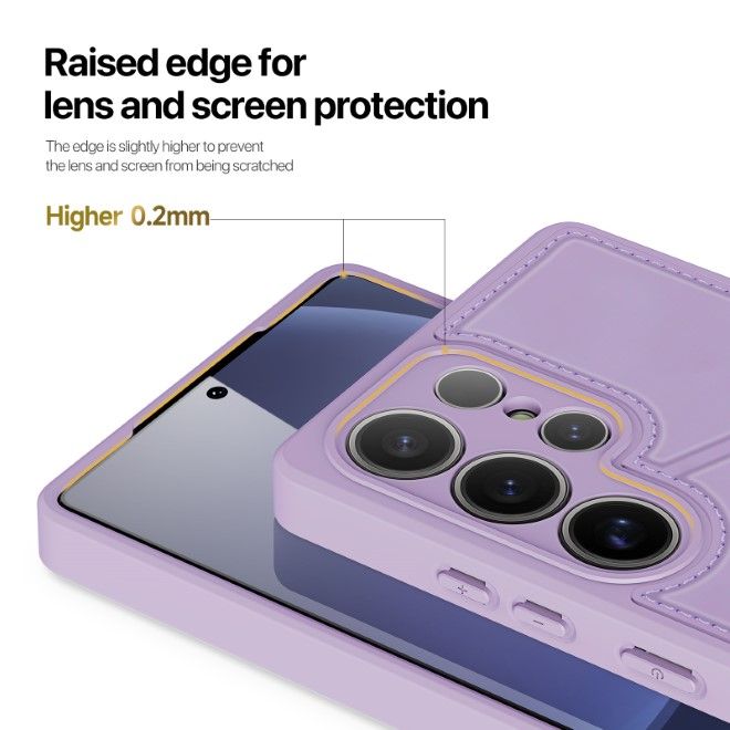 Dux Ducis - Samsung Galaxy S25 Ultra Hülle - PC und TPU Hardcase - Rafi II Mag Series - purpur