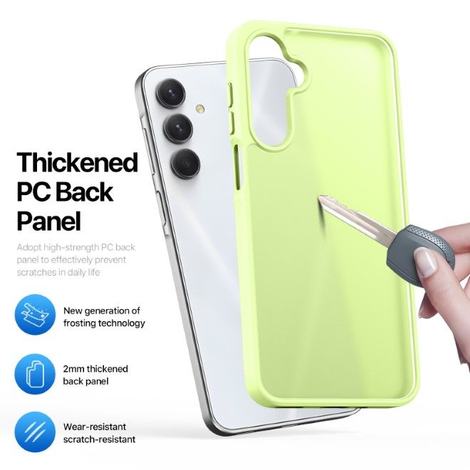 Dux Ducis - Samsung Galaxy A16 5G / 4G Hülle - TPU und PC Hardcase - Yind Series - lime