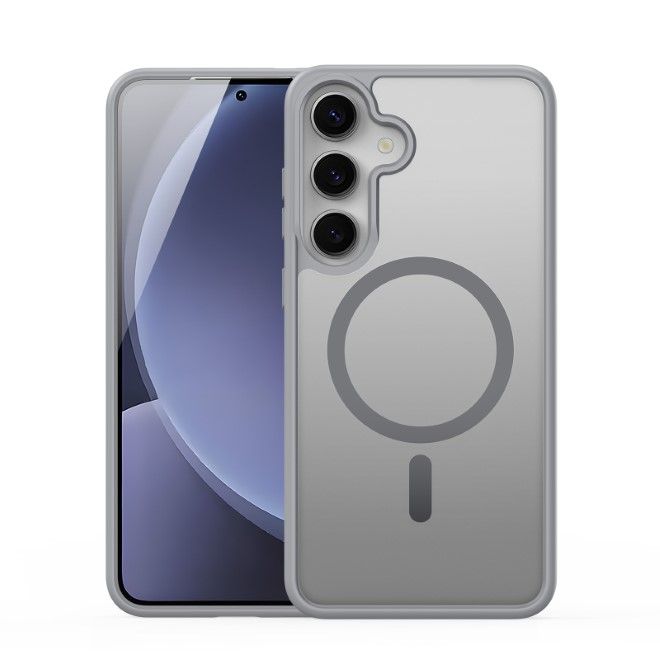 Dux Ducis - Samsung Galaxy S25+ Hülle - TPU und PC Hardcase - MagSafe - Yind Series - grau