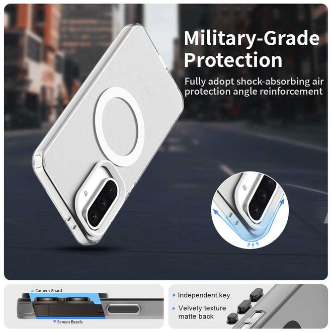 Samsung Galaxy A36 5G / A56 5G Hülle - Hardcase - MagSafe kompatibel - transparent