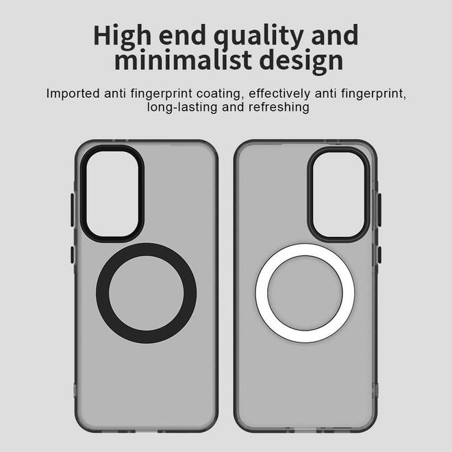 Samsung Galaxy A36 5G / A56 5G Hülle - Hardcase - MagSafe kompatibel - schwarz