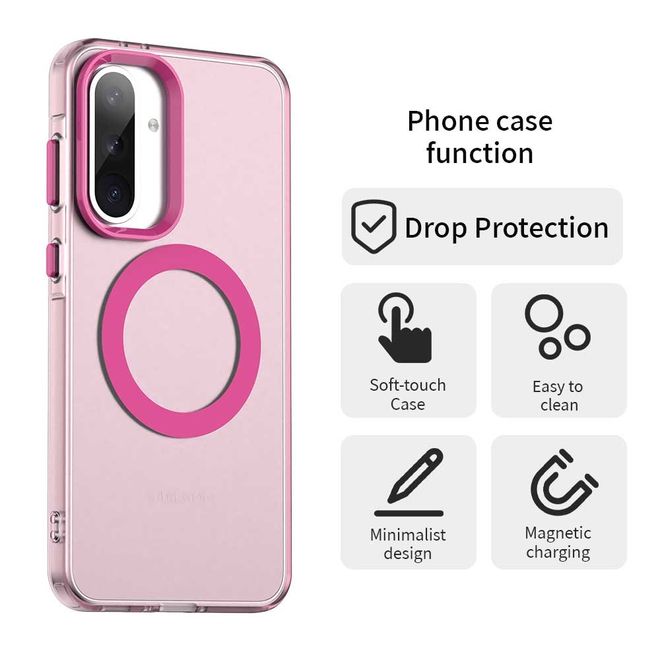 Samsung Galaxy A36 5G / A56 5G Hülle - Hardcase - MagSafe kompatibel - pink