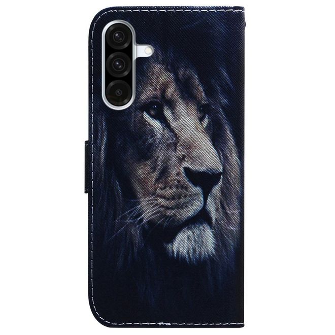 Samsung Galaxy A36 5G / A56 5G  Handy Hülle - Leder Bookcover Image Series - Löwe