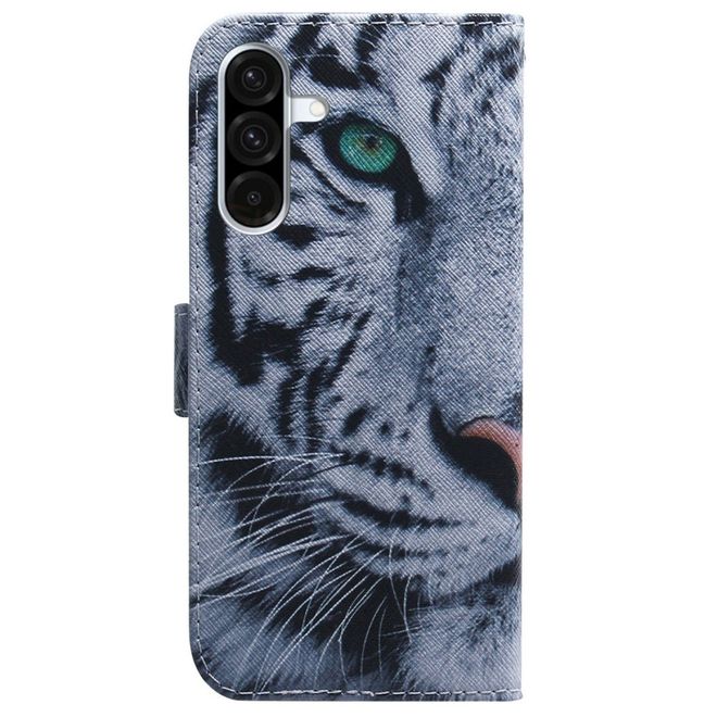 Samsung Galaxy A36 5G / A56 5G  Handy Hülle - Leder Bookcover Image Series - Tiger