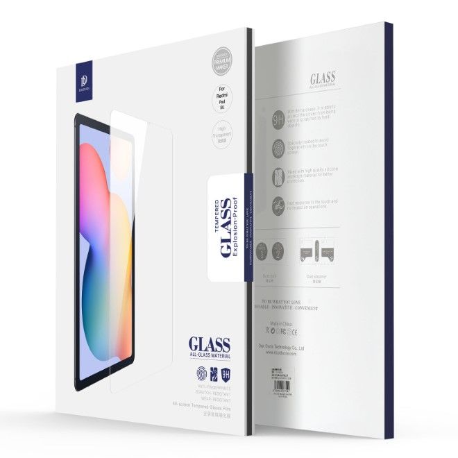 Dux Ducis - Xiaomi Redmi Pad SE 8.7 Schutzglas Displayschutz (2 Stück) - 2.5D Full Screen - transparent
