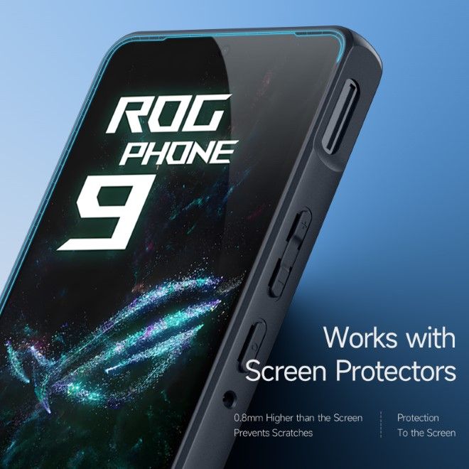 Dux Ducis - Asus ROG Phone 9 / 9 Pro Hülle - Hardcase - Aimo Series - schwarz