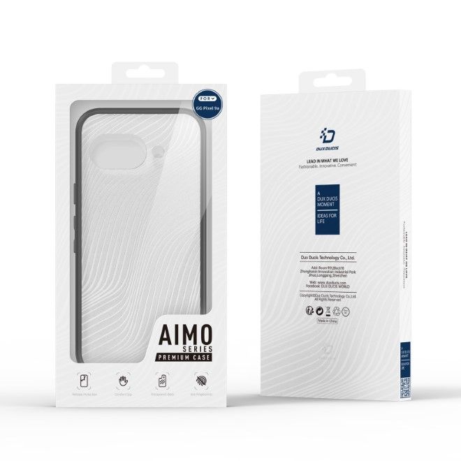 Dux Ducis - Google Pixel 9a Hülle - Hardcase - Aimo Series - schwarz